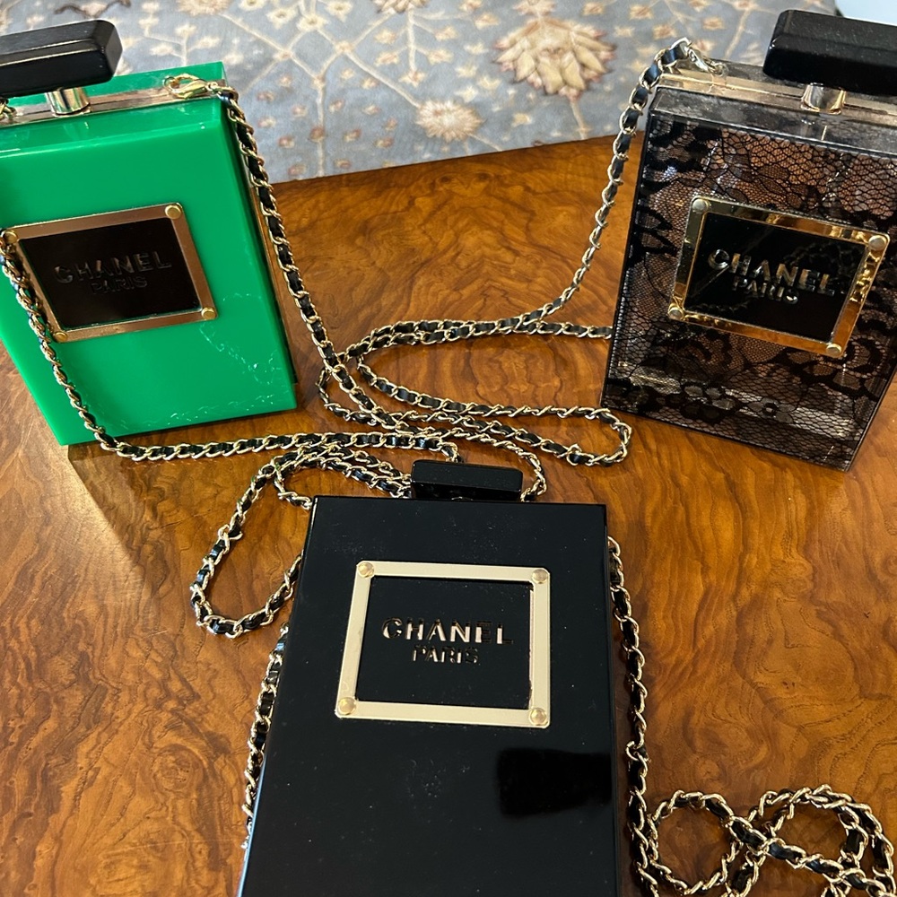 Three “Perfume Bottle”Purses